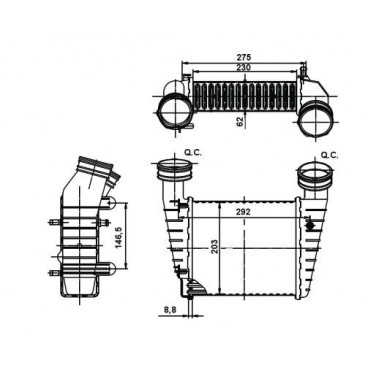 Radiator aer