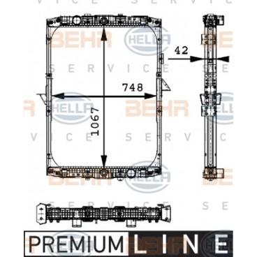 Radiator racire cu apa