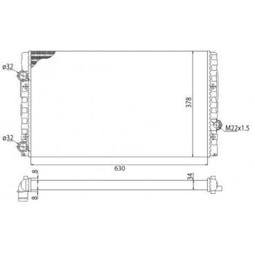 Radiator racire cu apa