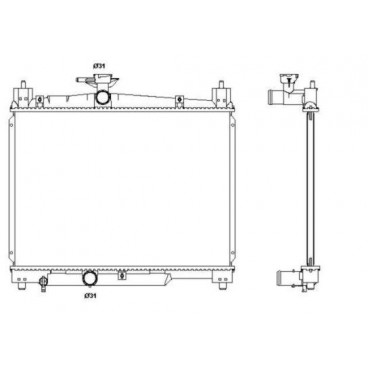 Radiator racire cu apa