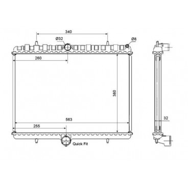 Radiator racire cu apa