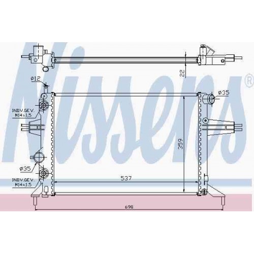 Radiator racire cu apa