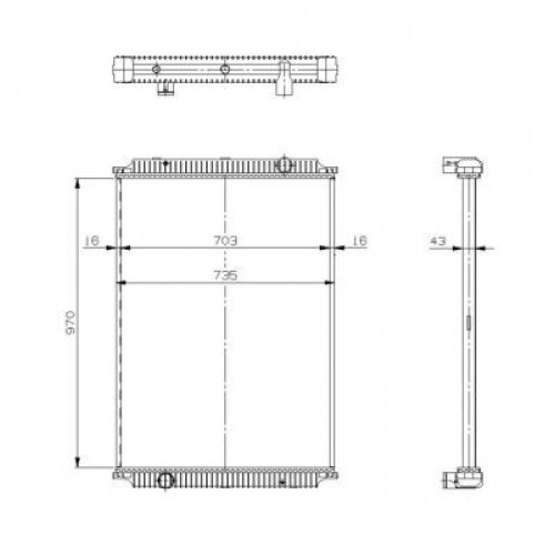 Radiator racire cu apa