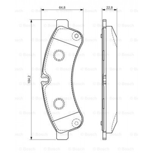 Set placute frana