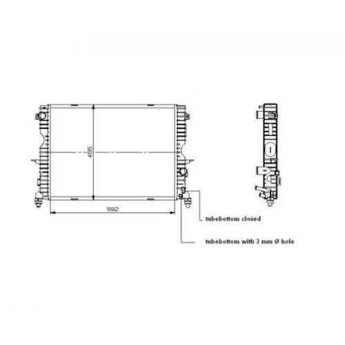 Radiator racire cu apa