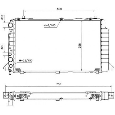 Radiator racire cu apa