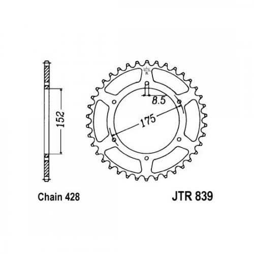 Pinion spate