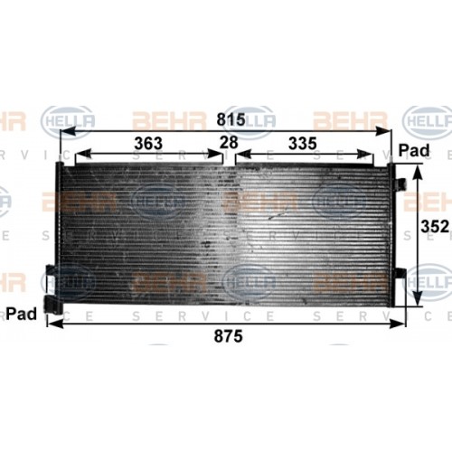 Radiator aer conditionat