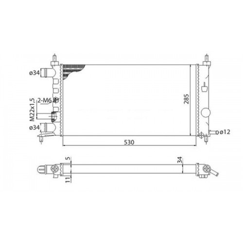 Radiator racire cu apa