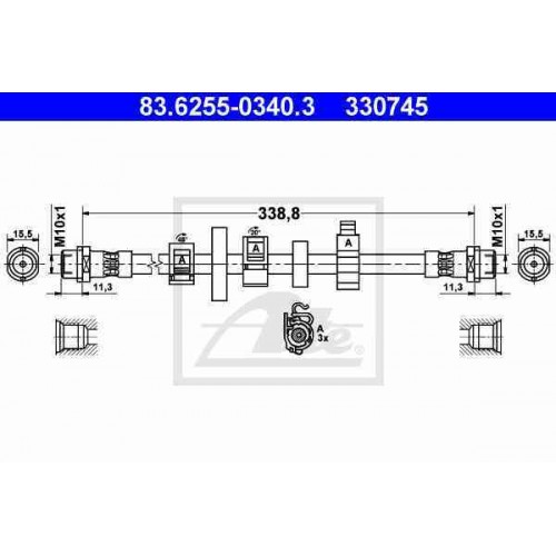 Furtun elastic frana