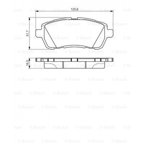 Set placute frana