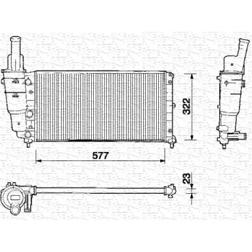 Radiator racire cu apa