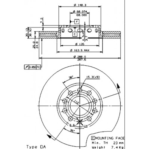 Disc frana