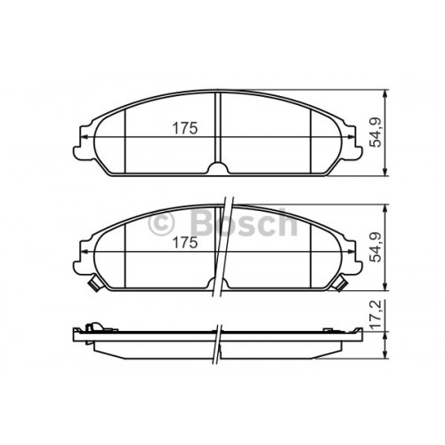 Set placute frana