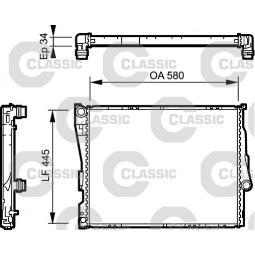 Radiator racire cu apa