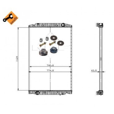 Radiator racire cu apa