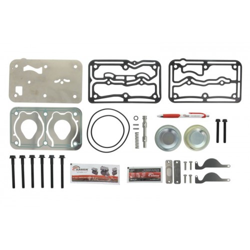 Compressor head intermediate plate