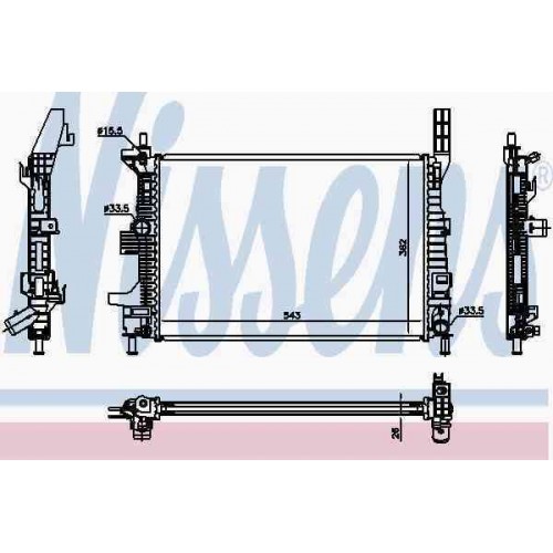 Radiator racire cu apa