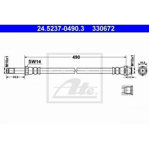 Furtun elastic frana