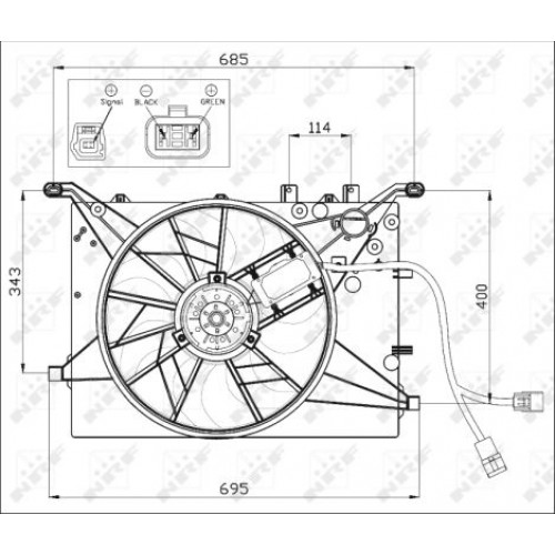 Ventilator radiator