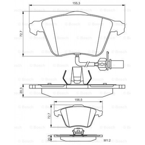 Set placute frana