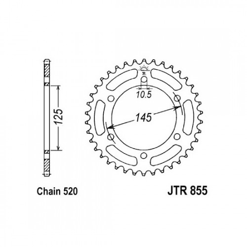 Pinion spate