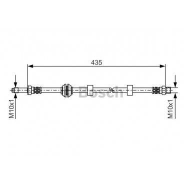 Furtun elastic frana