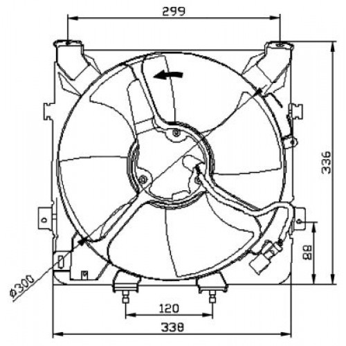 Ventilator radiator