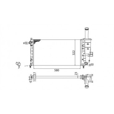 Radiator racire cu apa