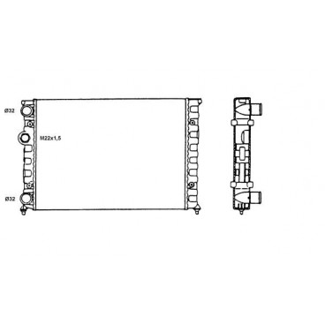 Radiator racire cu apa