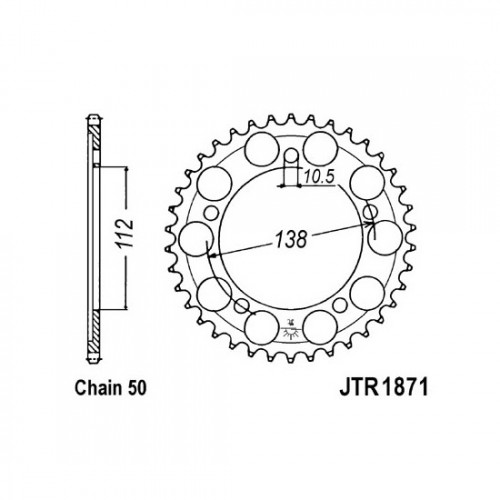 Pinion spate