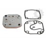 Compressor head intermediate plate