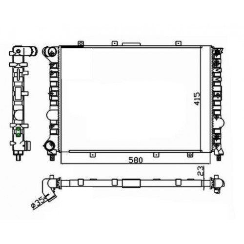 Radiator racire cu apa