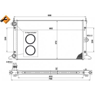 Radiator racire cu apa