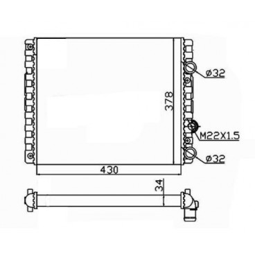 Radiator racire cu apa