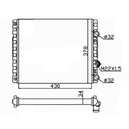 Radiator racire cu apa