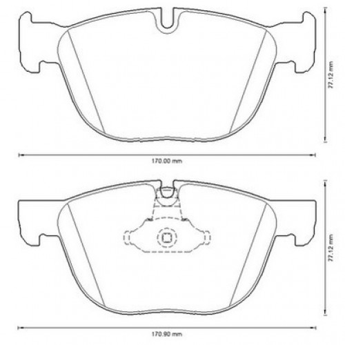 Set placute frana