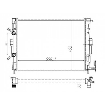 Radiator racire cu apa