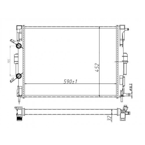 Radiator racire cu apa