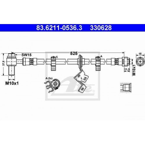 Furtun elastic frana