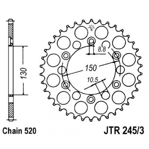 Pinion spate