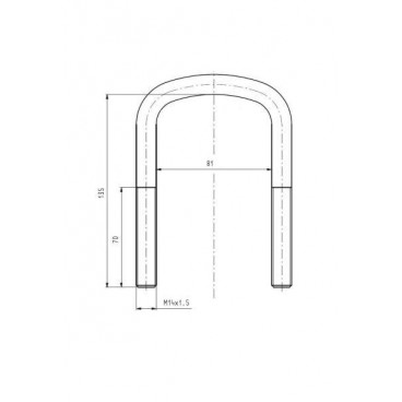 Leaf spring shackle