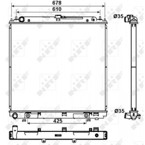 Radiator racire cu apa