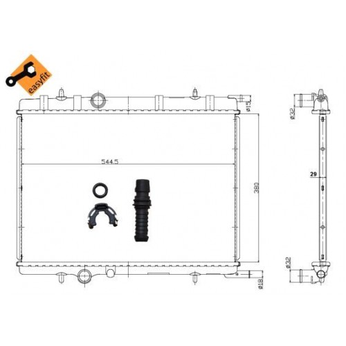 Radiator racire cu apa