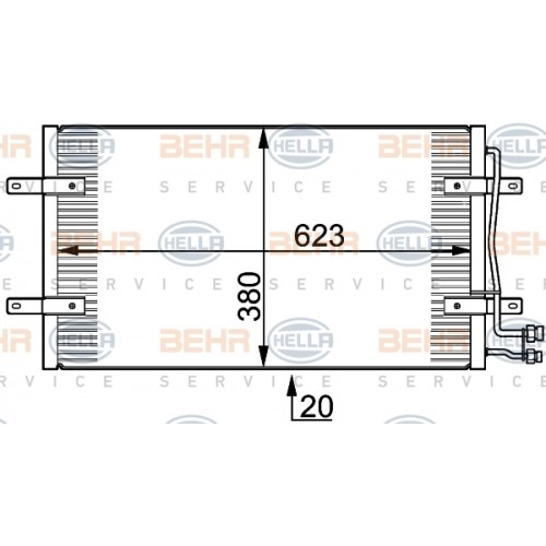 Radiator aer conditionat