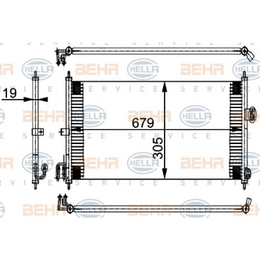 Radiator aer conditionat