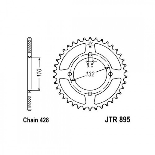 Pinion spate