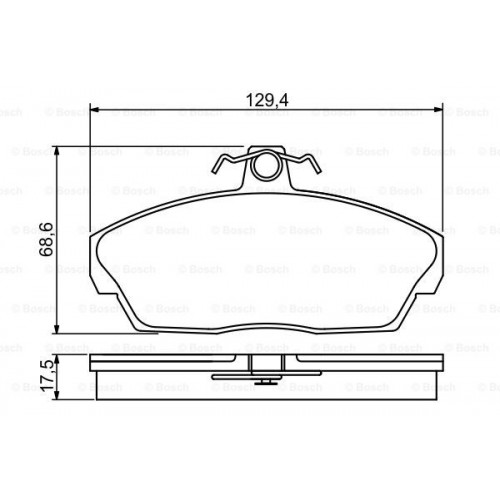 Set placute frana