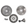 Clutch kit with dual mass flywheel and bearing