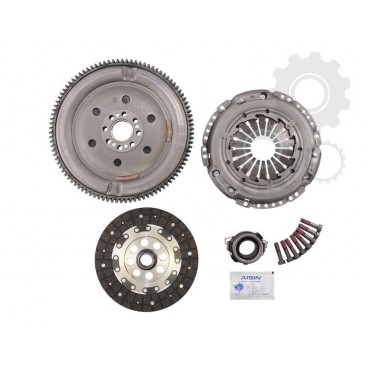 Clutch kit with dual mass flywheel and bearing